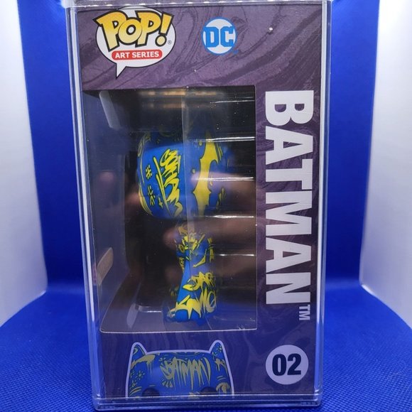 DC Batman (Blue & Yellow) Art Series Target Exclusive Funko Pop - Picture 2 of 9